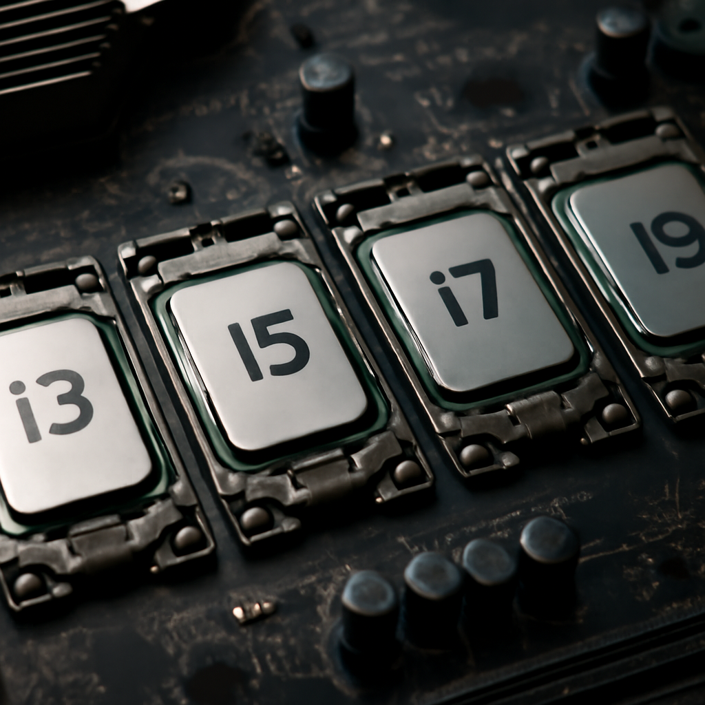הסברים על מעבדים – i3, i5, i7, i9